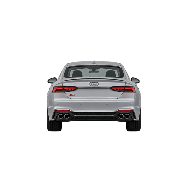 2022 Audi S5 in Silber, Ansicht: Heck