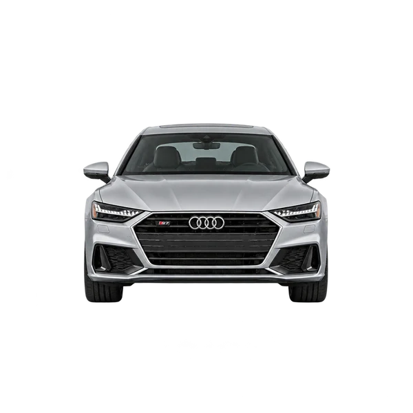 Audi S7 2023 en plateado, vista frontal