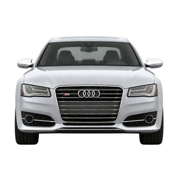 Audi S8 2016 prata, vista frente