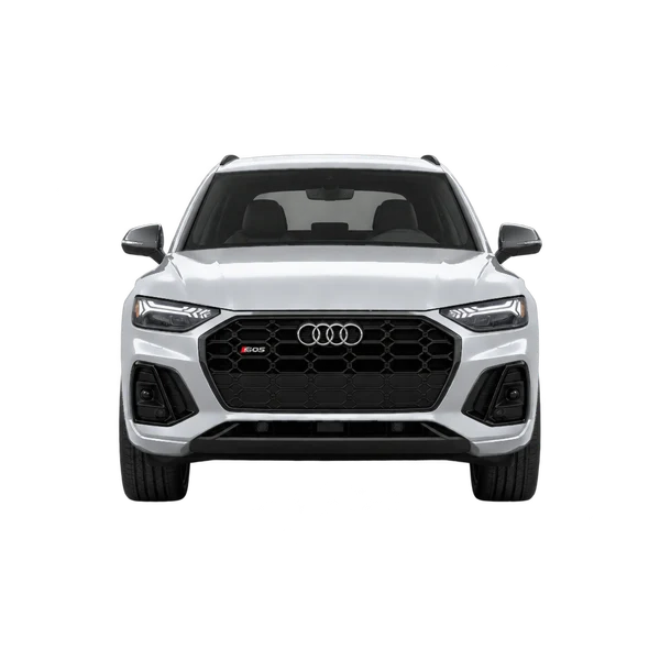 Audi SQ5 Sportback 2026 باللون فضي، منظر أمامي