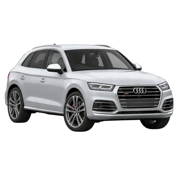 Audi SQ5 2019 argent, vue trois-quarts avant (orienté vers la gauche)