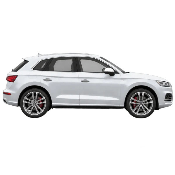 Audi SQ5 2019 argent, vue profil (tourné vers la droite)