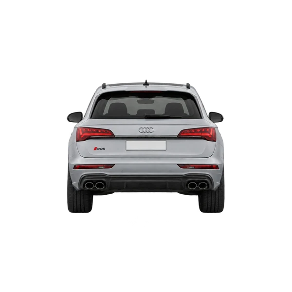 2025 Audi SQ5 in Silber, Ansicht: Heck