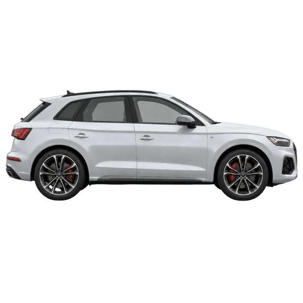 2025 Audi SQ5 in Silber, Ansicht: Seite (nach rechts gewandt)