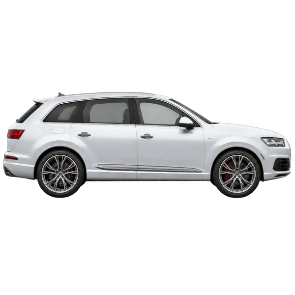 2018 Audi SQ7 in Silber, Ansicht: Seite (nach rechts gewandt)