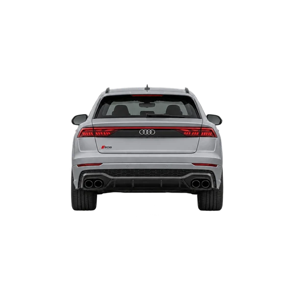 2024 Audi SQ8 in Silber, Ansicht: Heck