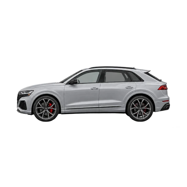 2024 Audi SQ8 in Silber, Ansicht: Seite (nach links gerichtet)