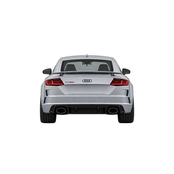 2021 Audi TT RS in Silber, Ansicht: Heck