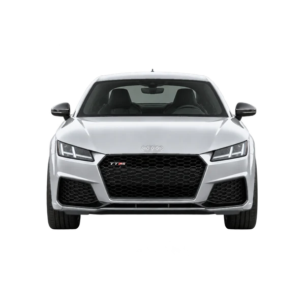 Audi TT S 2026 argent, vue avant