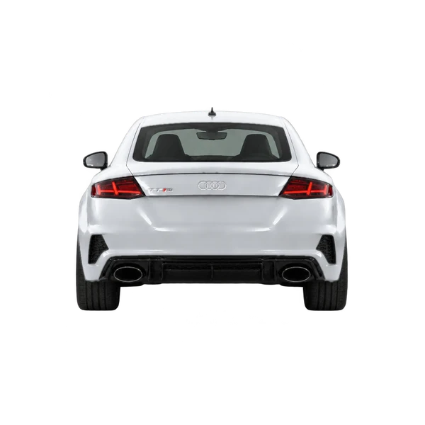 Audi TT S 2026 argent, vue arrière