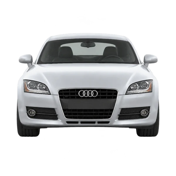 シルバーの2015 Audi TT（正面ビュー）