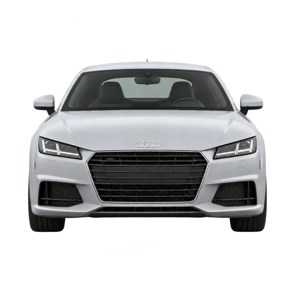Audi TT 2023 argent, vue avant