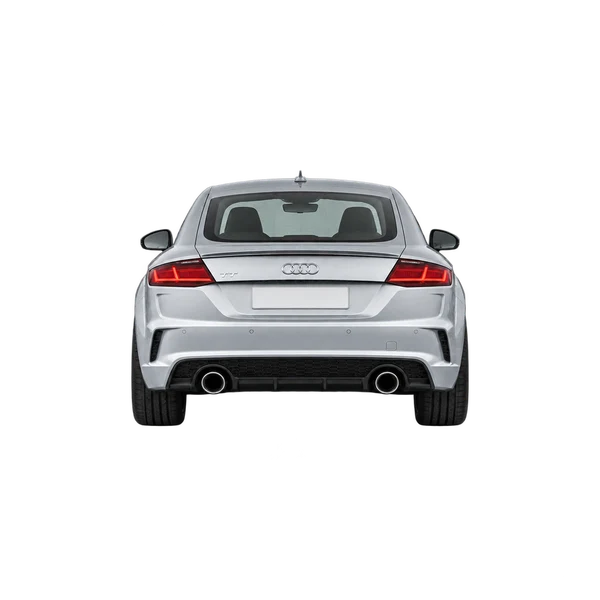 Audi TT 2026 argent, vue arrière