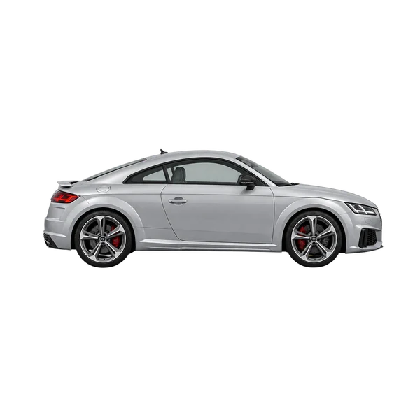 Audi TT 2026 argent, vue profil (tourné vers la droite)