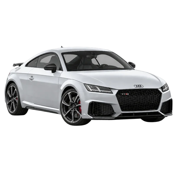 2024 Audi Ttrs in Silber, Ansicht: Dreiviertelansicht vorne (nach links gerichtet)