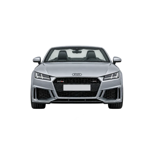 Audi TTS Roadster 2025 prata, vista frente