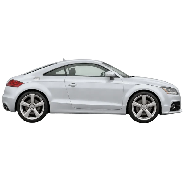 2013 Audi TTS in Silber, Ansicht: Seite (nach rechts gewandt)