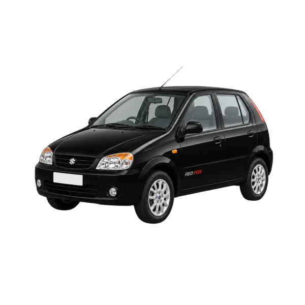 Bajaj Red Fox 2004 noir, vue trois-quarts avant (orienté vers la gauche)