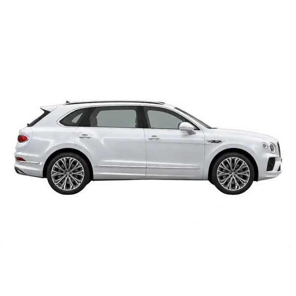 Bentley Bentayga EWB 2026 prata, vista lateral (voltada para a direita)