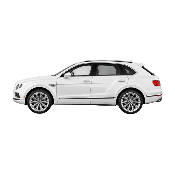 Bentley Bentayga 2016 branco, vista lateral (voltada para a esquerda)