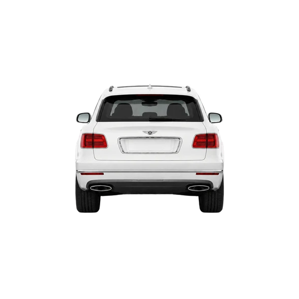 Bentley Bentayga 2017 branco, vista traseira