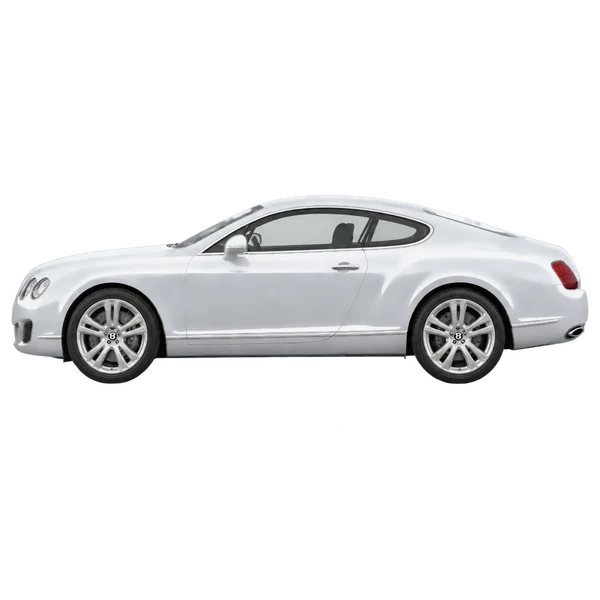 Bentley Continental GT Speed 2010 argent, vue côté (vers la gauche)