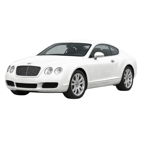 white 2004 Bentley Continental GT front three-quarter (facing left) view