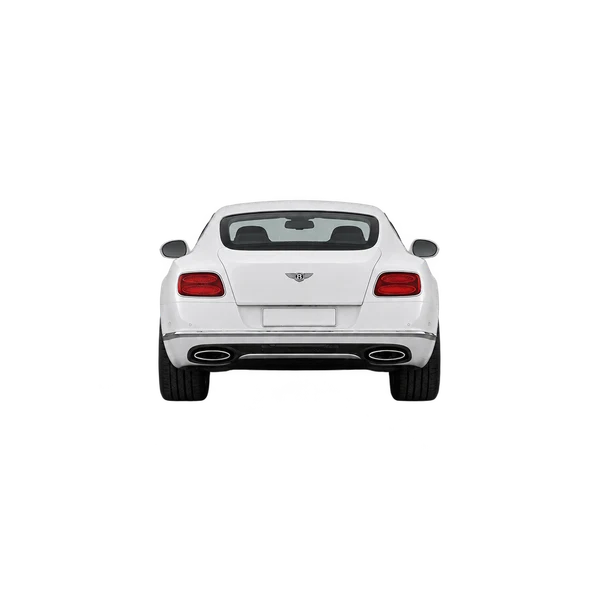 Bentley Continental GT 2012 branco, vista traseira