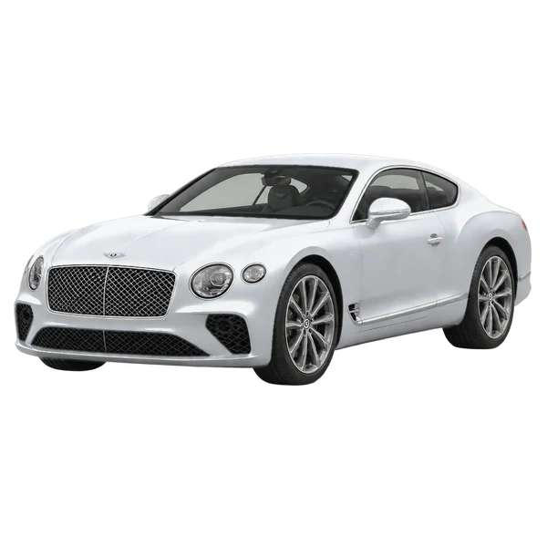 2020 Bentley Continental GT in Silber, Ansicht: Dreiviertelansicht vorne (nach links gerichtet)