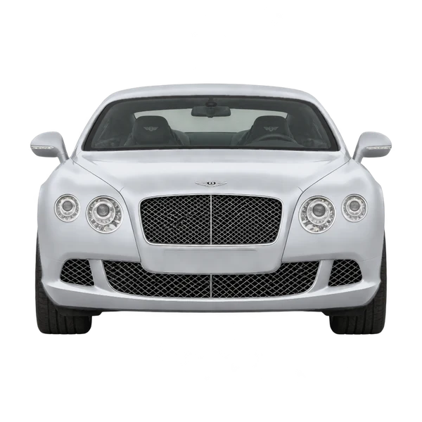 Bentley Continental 2011 prata, vista frente