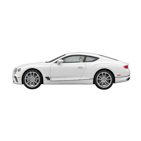 2019 Bentley Continental in weiß, Ansicht: Seite (nach links gerichtet)