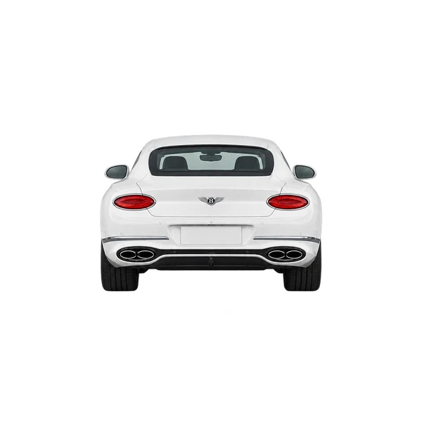2023 Bentley Continental in weiß, Ansicht: Heck