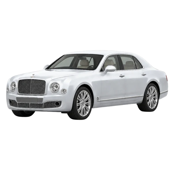 2015 BENTLEY S3 — Front three-quarter (facing left), silver