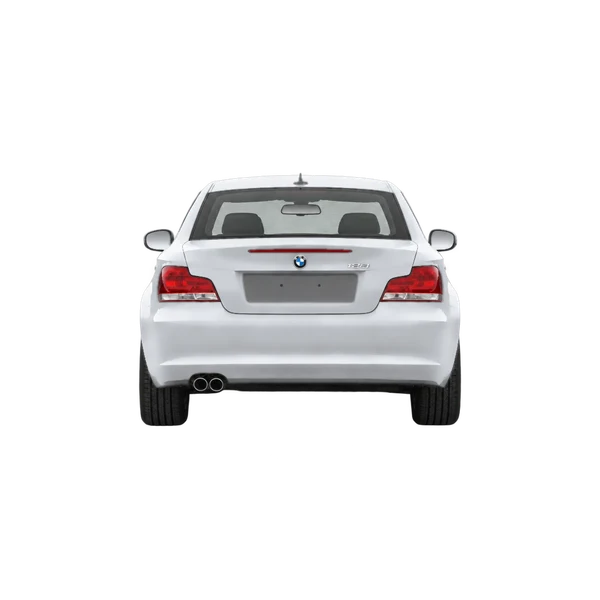 BMW 128i 2013 argent, vue arrière
