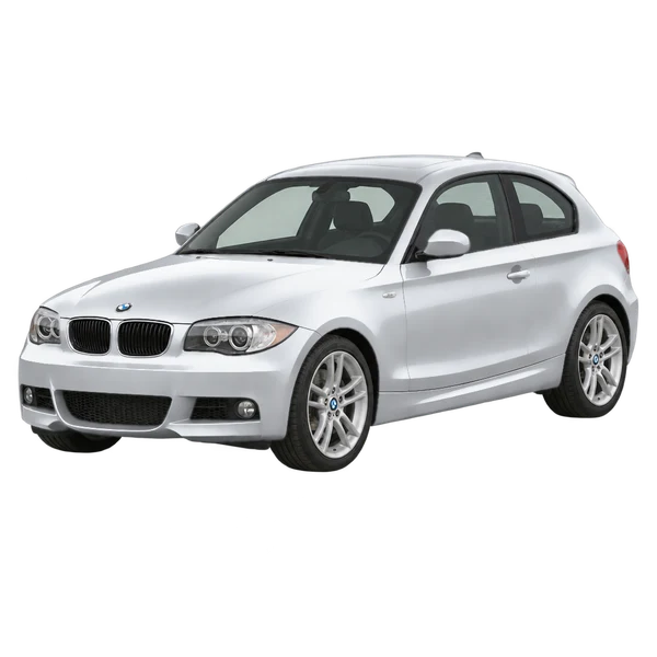 silver 2011 BMW 130I front three-quarter (facing left) view