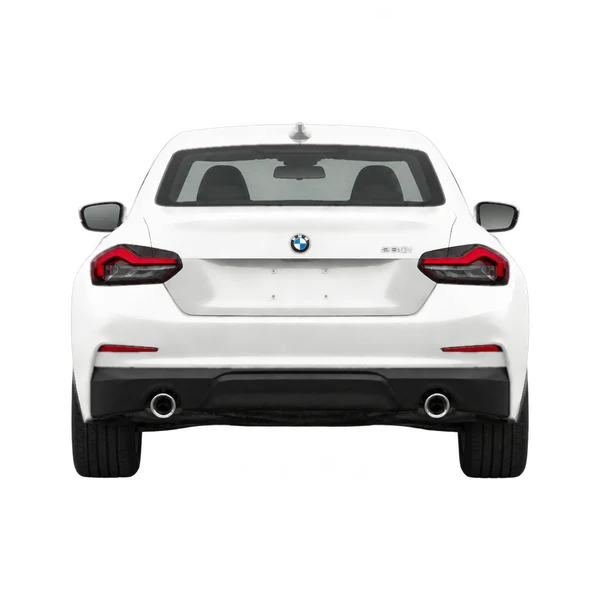 BMW 2 Series 2022 branco, vista traseira