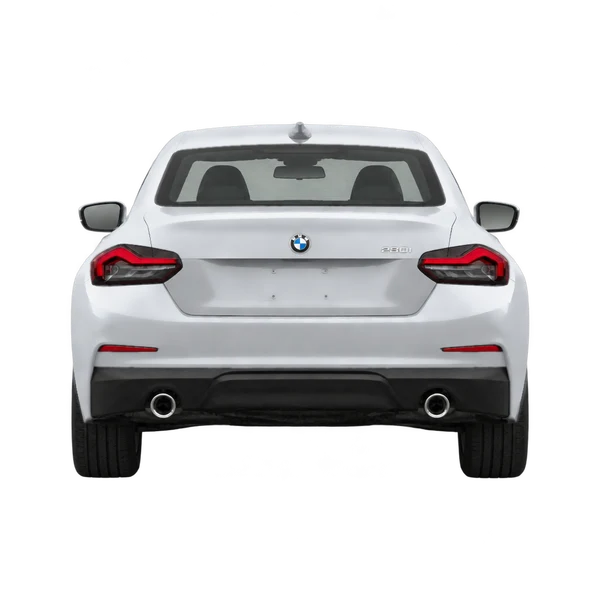 BMW 2 Series 2025 argent, vue arrière