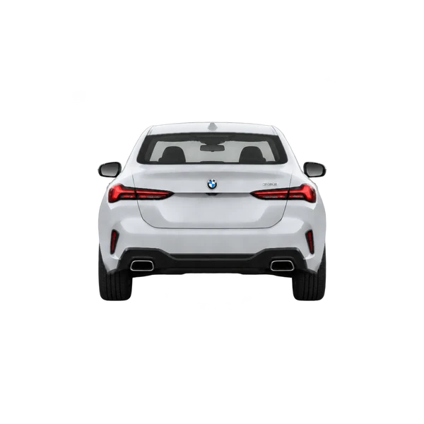 2026 BMW 228 in Silber, Ansicht: Heck