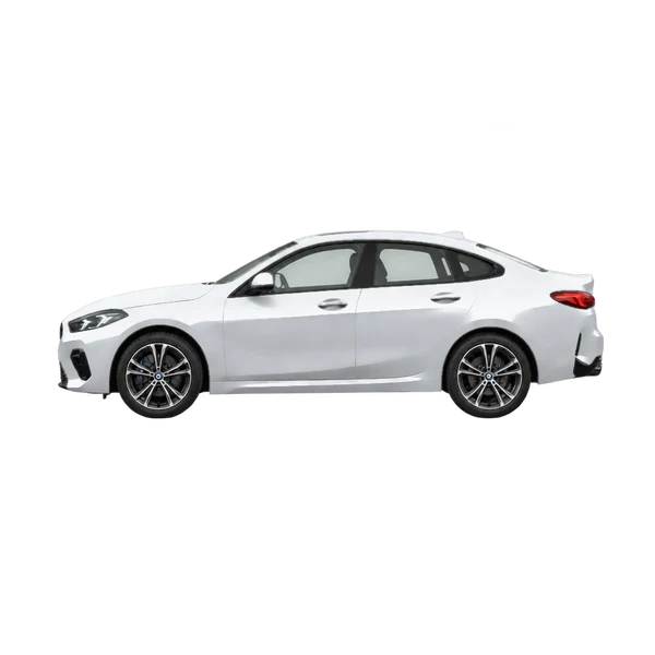 2026 BMW 228 in Silber, Ansicht: Seite (nach links gerichtet)