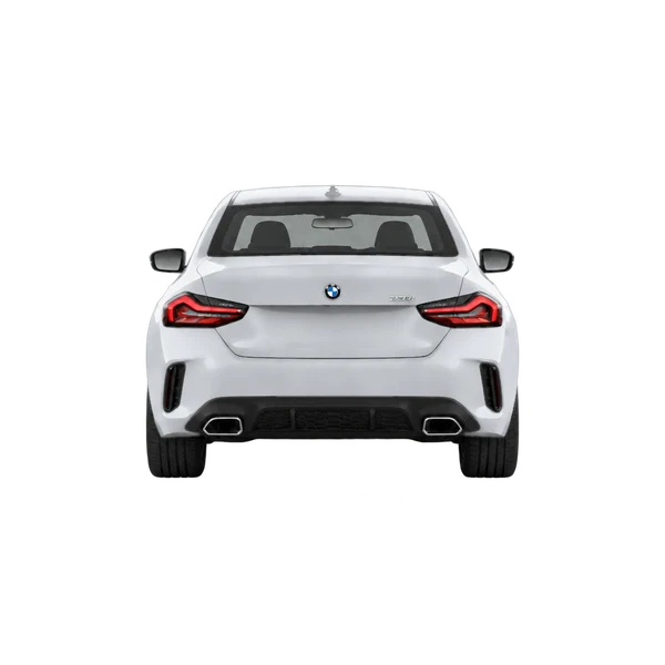 2027 BMW 228 in Silber, Ansicht: Heck
