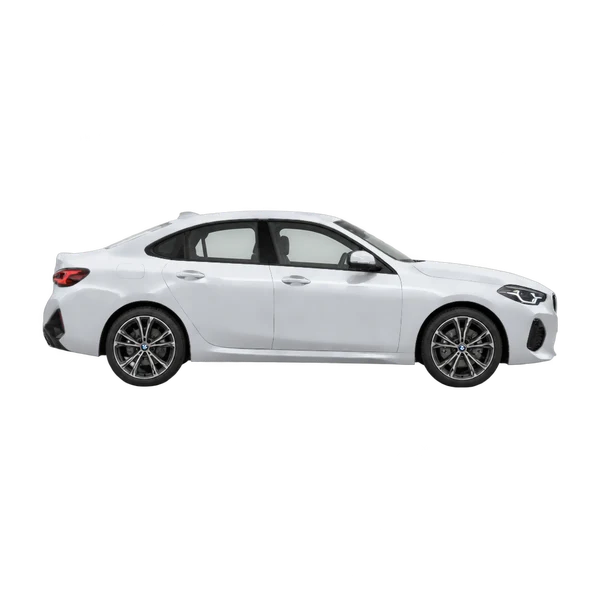 2027 BMW 228 in Silber, Ansicht: Seite (nach rechts gewandt)