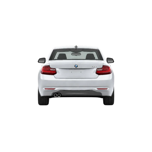 シルバーの2014 BMW 228i（リアビュー）