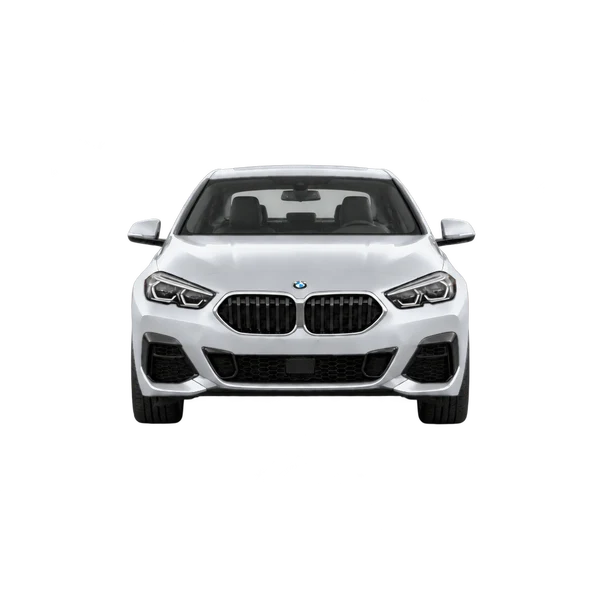 シルバーの2022 BMW 228i（正面ビュー）