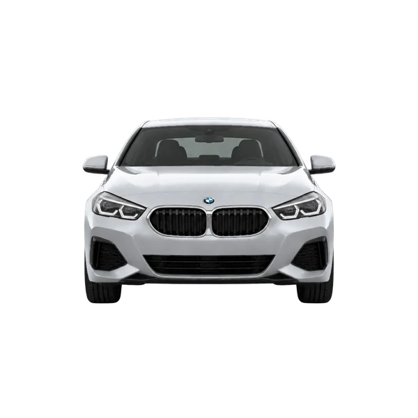 シルバーの2023 BMW 228i（正面ビュー）