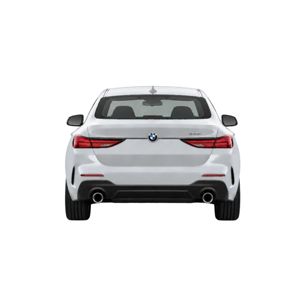 シルバーの2023 BMW 228i（リアビュー）