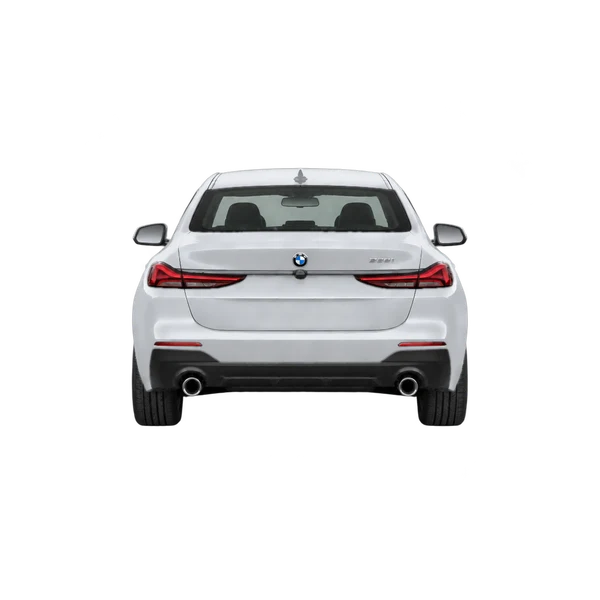 シルバーの2024 BMW 228i（リアビュー）