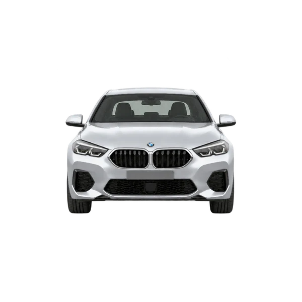 シルバーの2025 BMW 228i（正面ビュー）