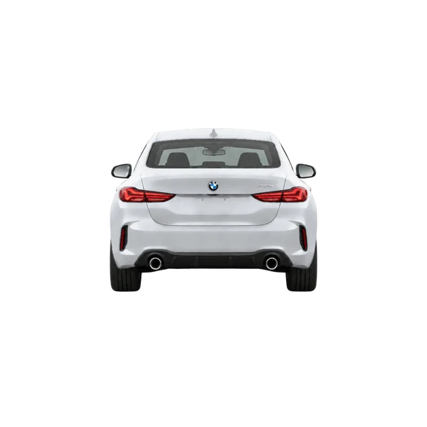 シルバーの2025 BMW 228i（リアビュー）
