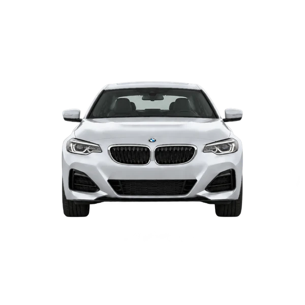 シルバーの2022 BMW 230i（正面ビュー）