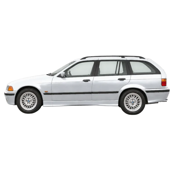 1994 BMW 3 Serie Touring in Silber, Ansicht: Seite (nach links gerichtet)